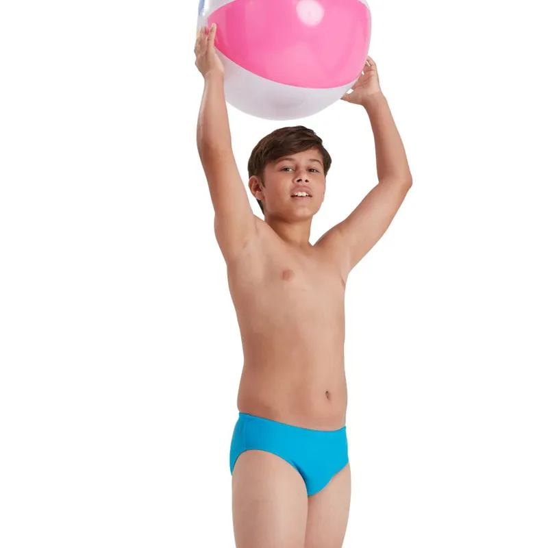 Speedo Boy's Logo 6.5cm Brief Blue-6